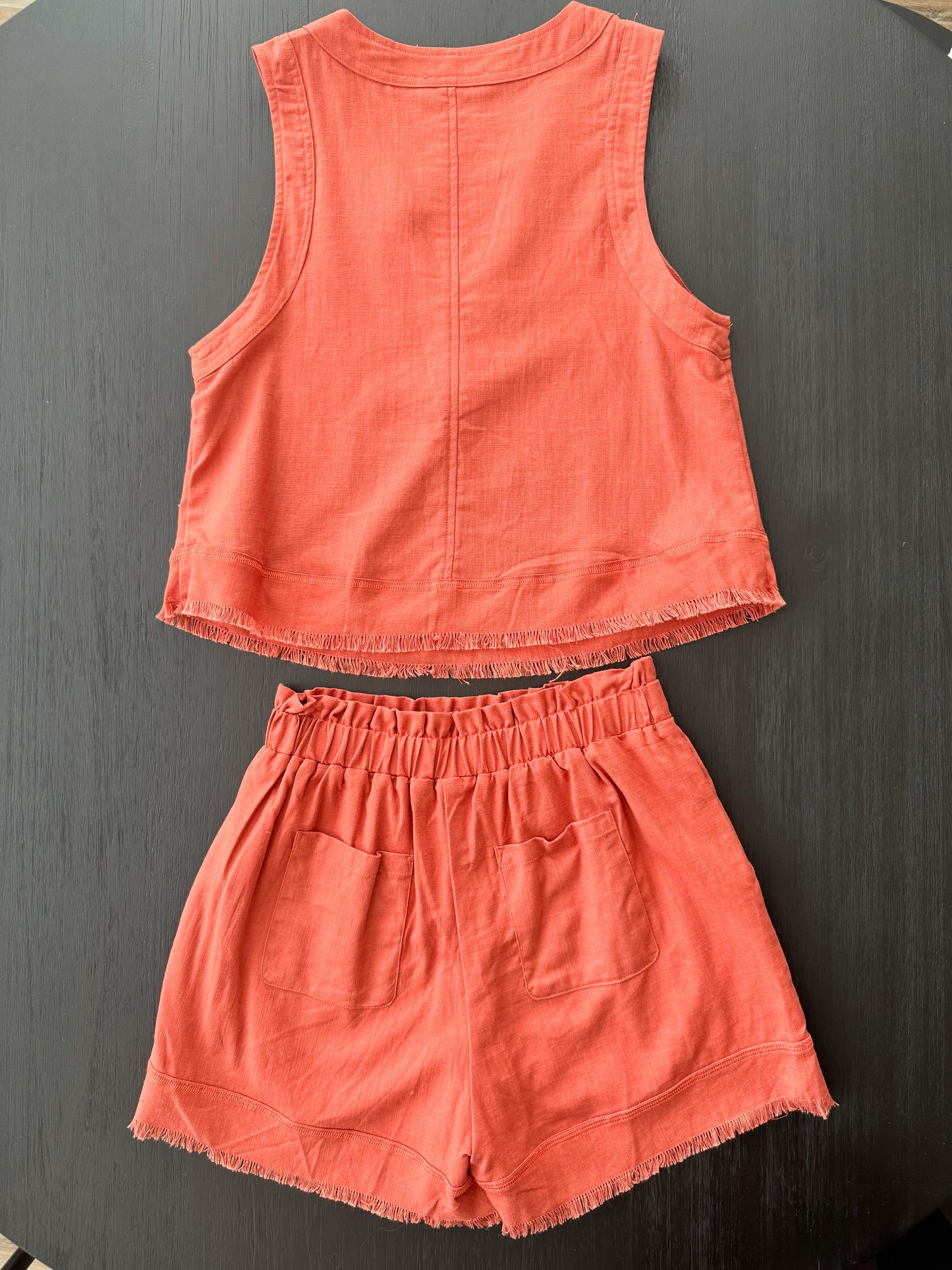 Burnt Honey Linen Set