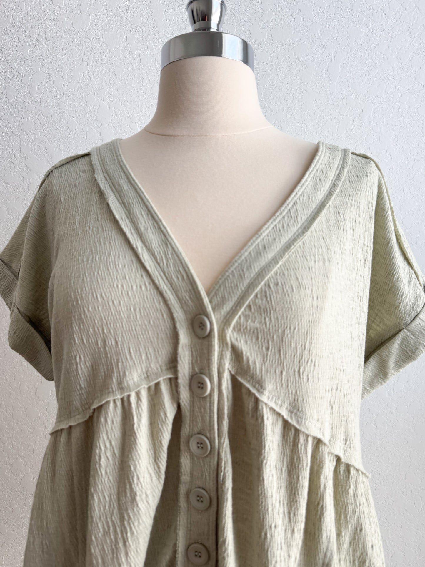 Sunwashed Sage Romper