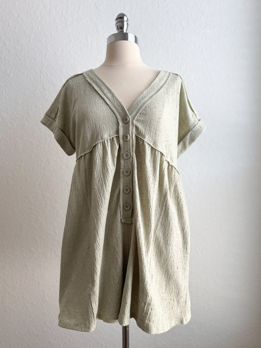 Sunwashed Sage Romper